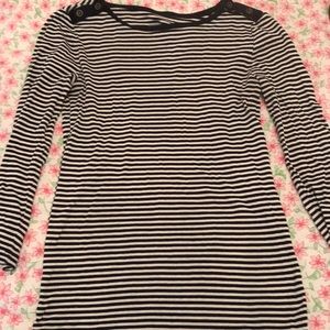 J crew boat neck 3/4 sleeve top
